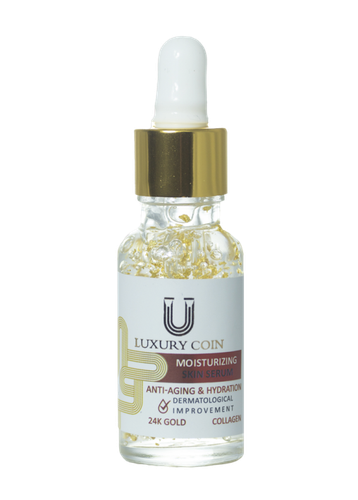 سرم مرطوب کننده پوست لاکچری کوین(سرم طلا)