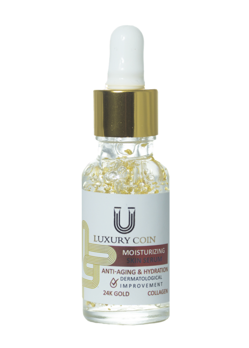 سرم مرطوب کننده پوست لاکچری کوین(سرم طلا)
