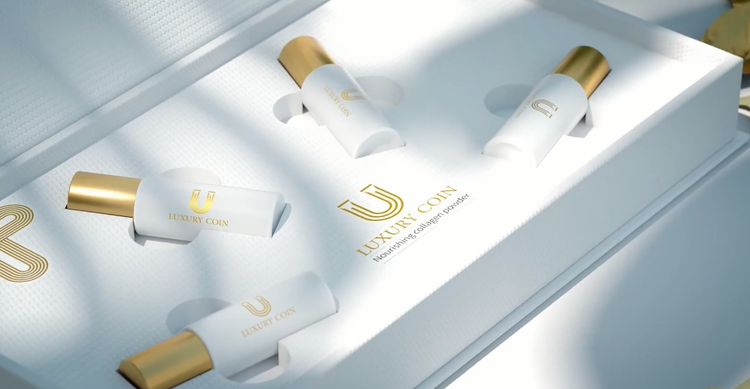 پودرکلاژن لاکچری کوین -یک بسته 4 عددی