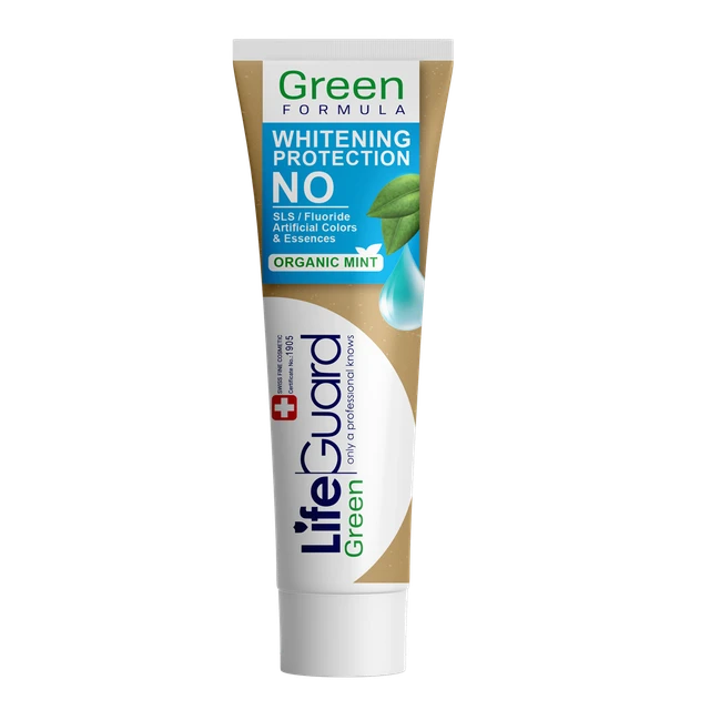 خمیر دندان سفید کننده گرین برند لایف گارد با حجم ۱۰۰ گرم..