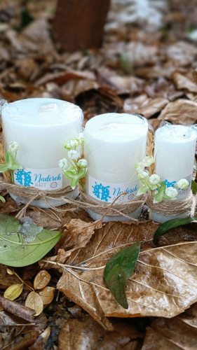 شمع جامد استوانه ای در سه اندازه